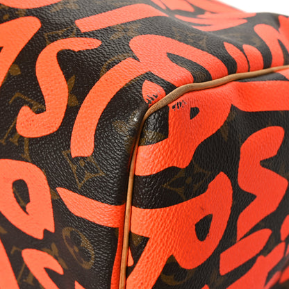 Louis Vuitton Monogram Graffiti Keepall 50 Orange 10 of 10
