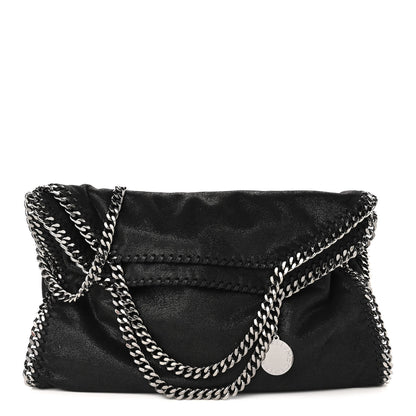 Stella McCartney Shaggy Deer Falabella Fold Over Tote Black 1 of 9