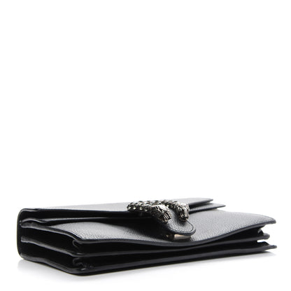 Gucci Pebbled Calfskin Small Dionysus Shoulder Bag Black 4 of 12