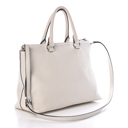 Prada Vitello Grain Satchel Talco 3 of 8