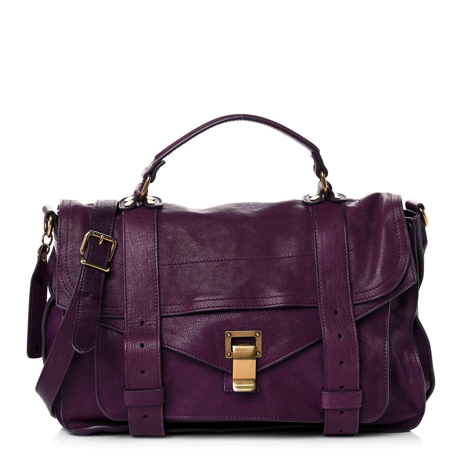 Proenza Schouler Lambskin Medium PS1 Satchel Veruca Salt 1 of 12