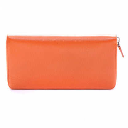 Prada Saffiano Continental Wallet Papaya 1 of 8