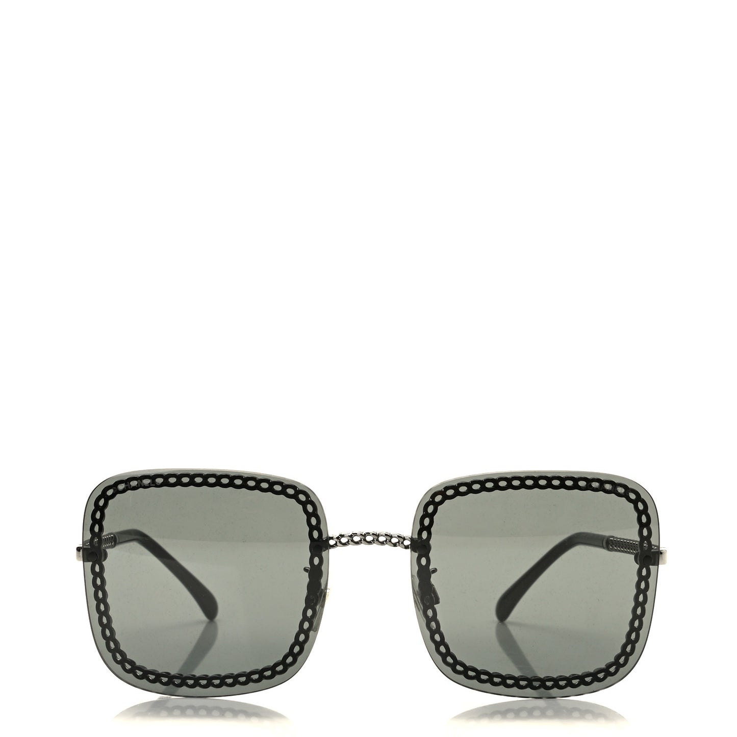Chain Square Sunglasses 4244 Black