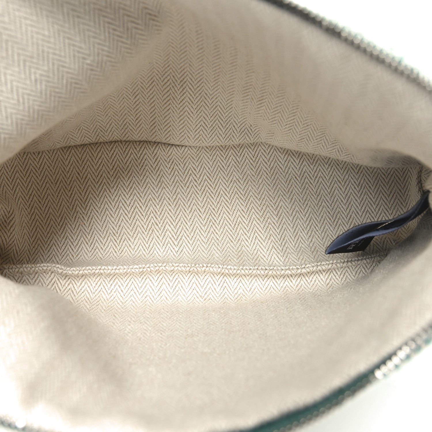 Hermes Cotton Canvas Crazy H Mini Bolide Case Nuage Menthe 5 of 8