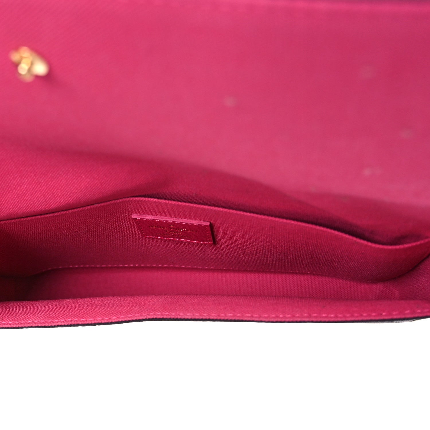 Louis Vuitton Monogram 2021 Christmas Animation Hollywood Pochette Felicie Chain Wallet Fuchsia 6 of 10