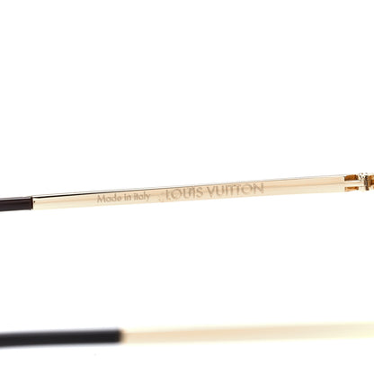 Louis Vuitton Metal Clockwise Sunglasses Z1020W Gold 5 of 9