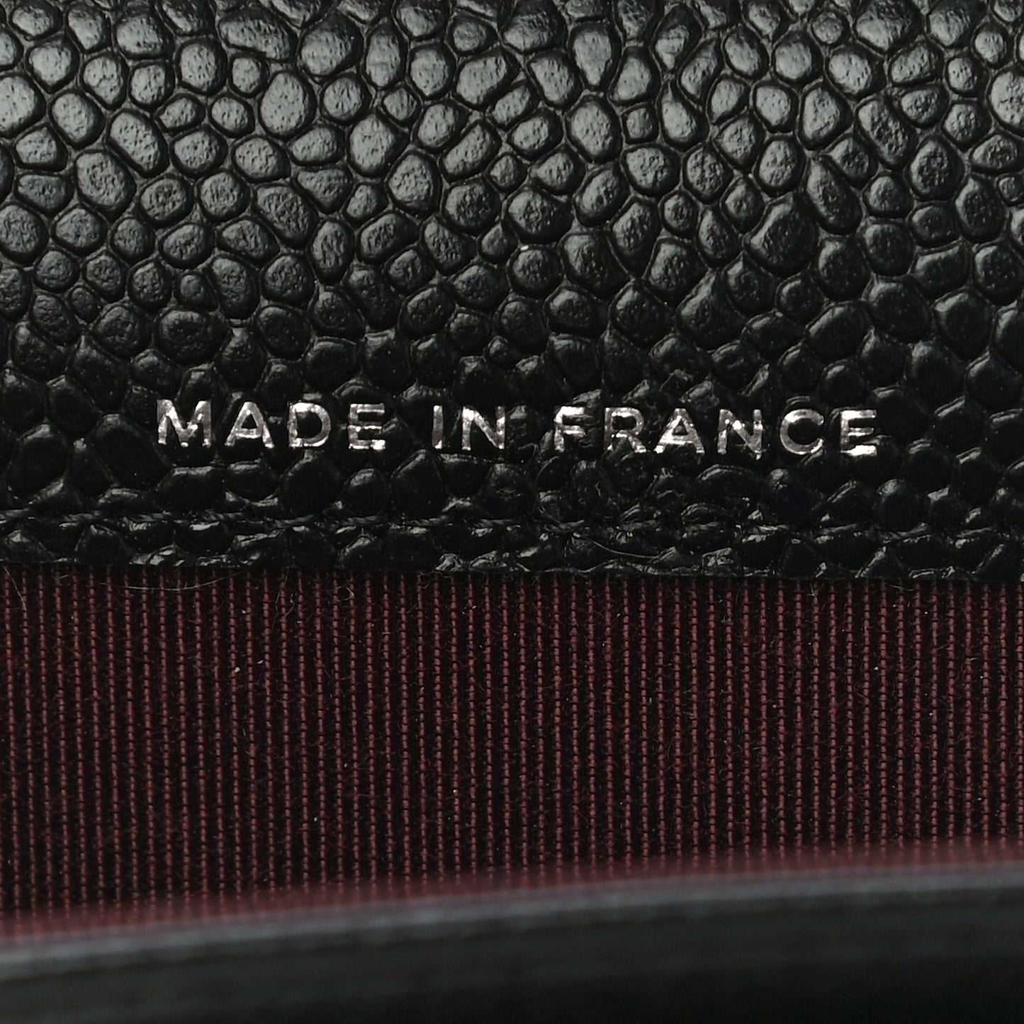 Caviar Quilted Flap Card Holder Wallet Black
