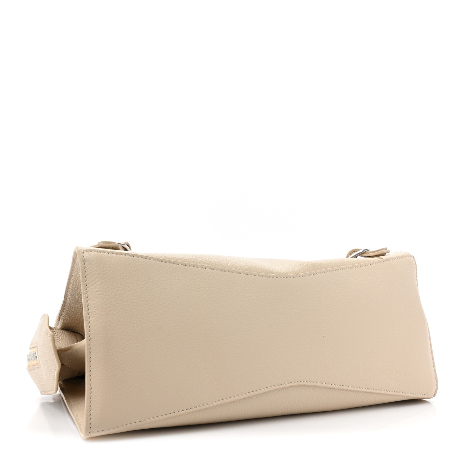 Balenciaga Grained Calfskin Neo Classic Silver Hardware S City Cream 4 of 13