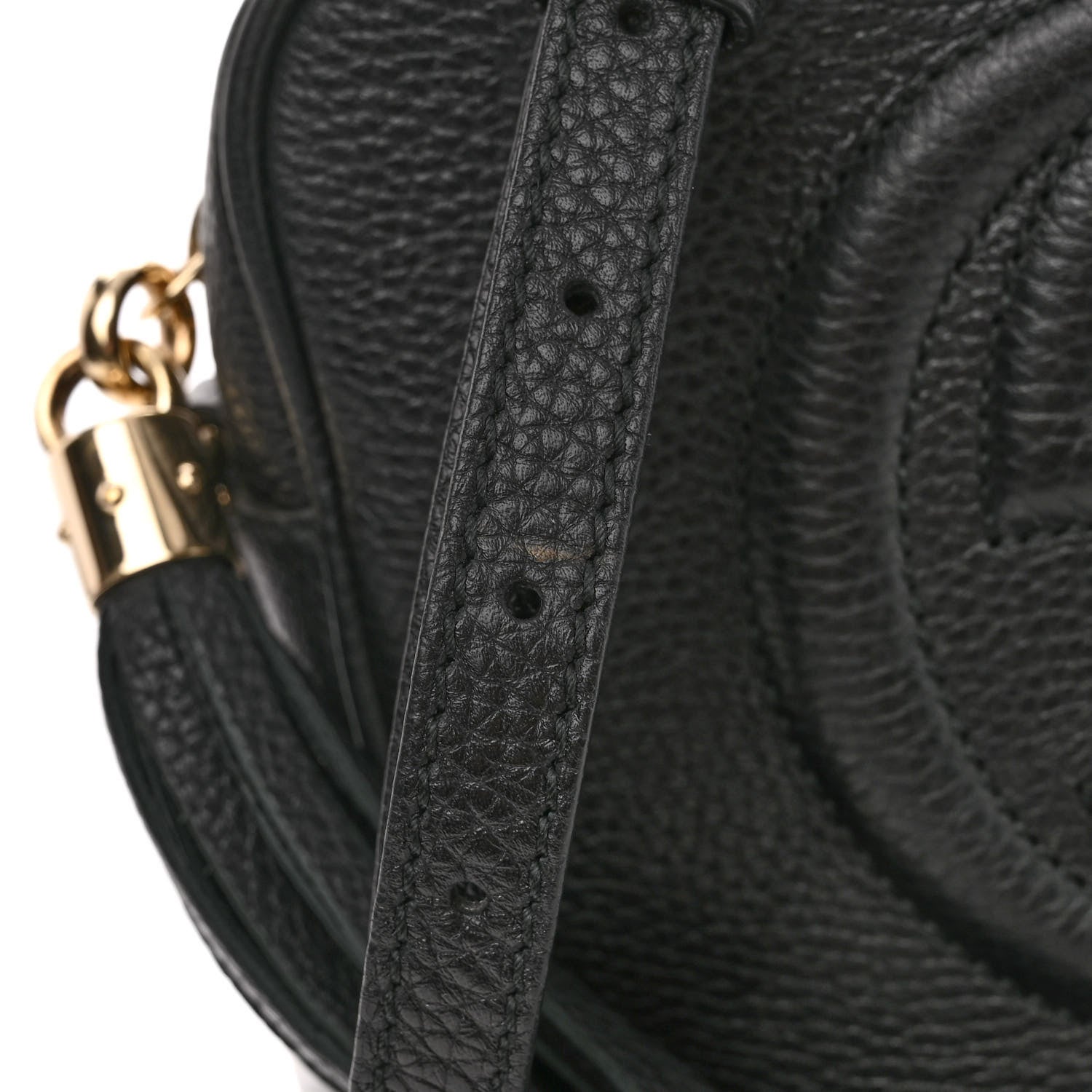 Gucci Pebbled Calfskin Small Soho Disco Bag Black 11 of 12