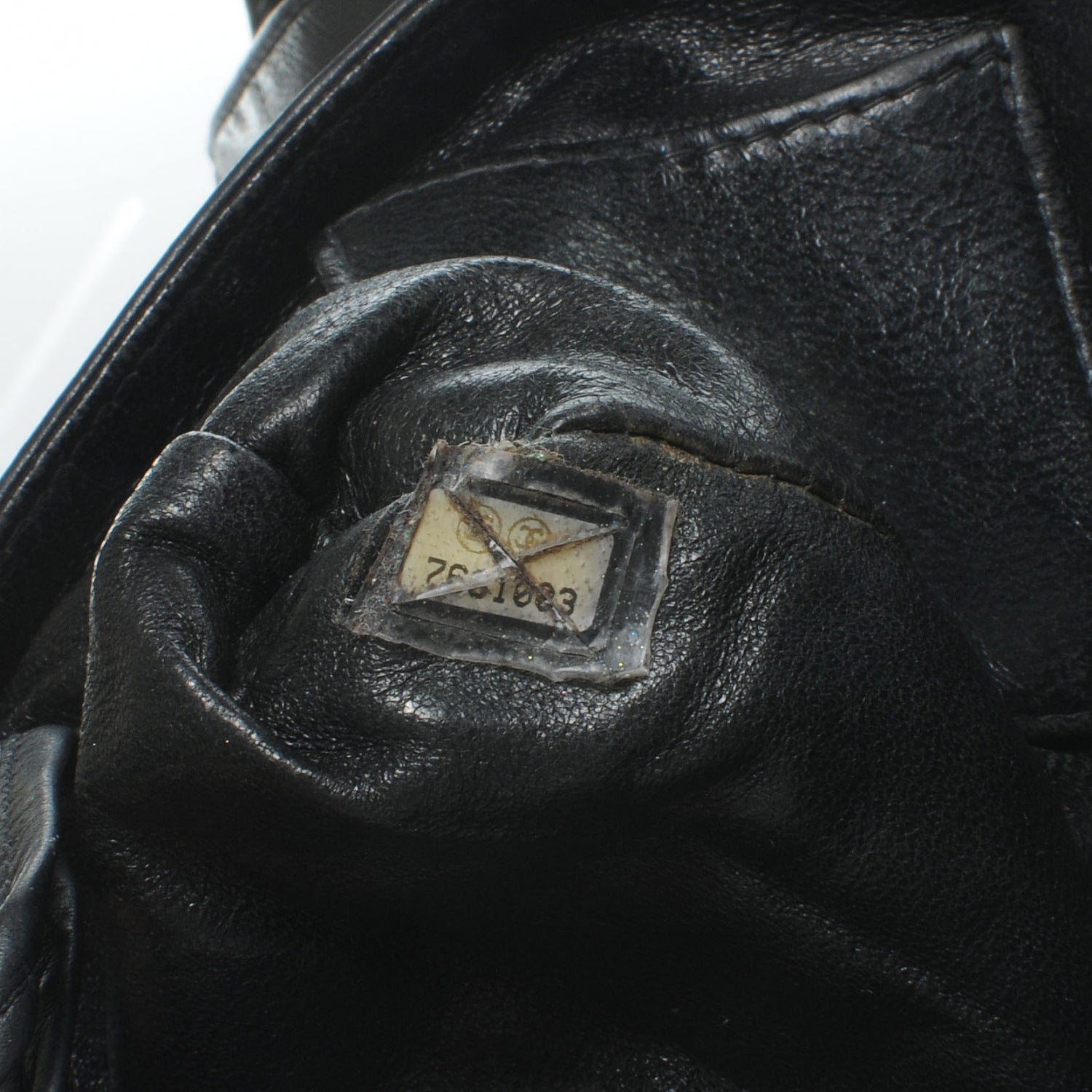 Chanel Lambskin Square Quilted Clutch Black 8 of 9
