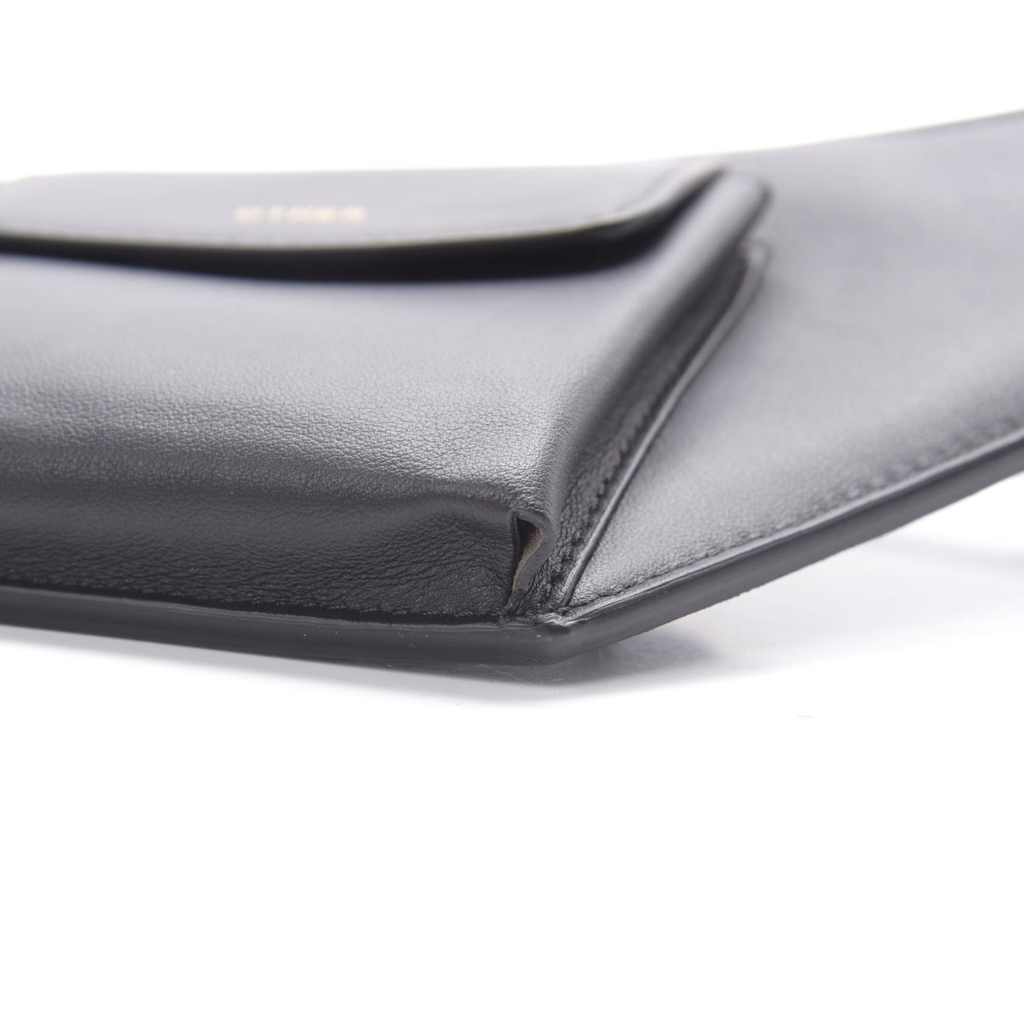 Vitello Grace Matte 3 Pocket Belt Pouch Black