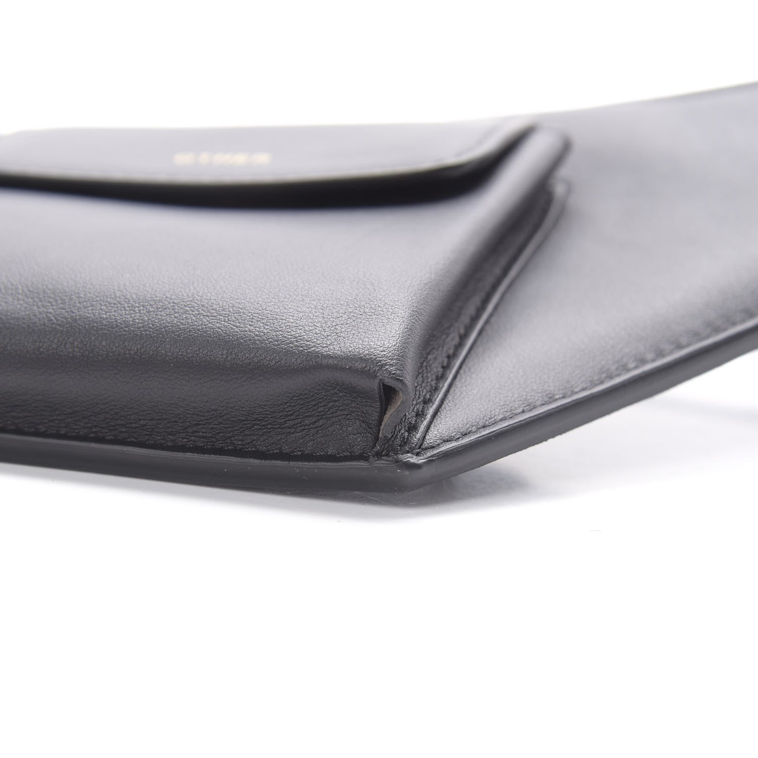 Fendi Vitello Grace Matte 3 Pocket Belt Pouch Black 9 of 9