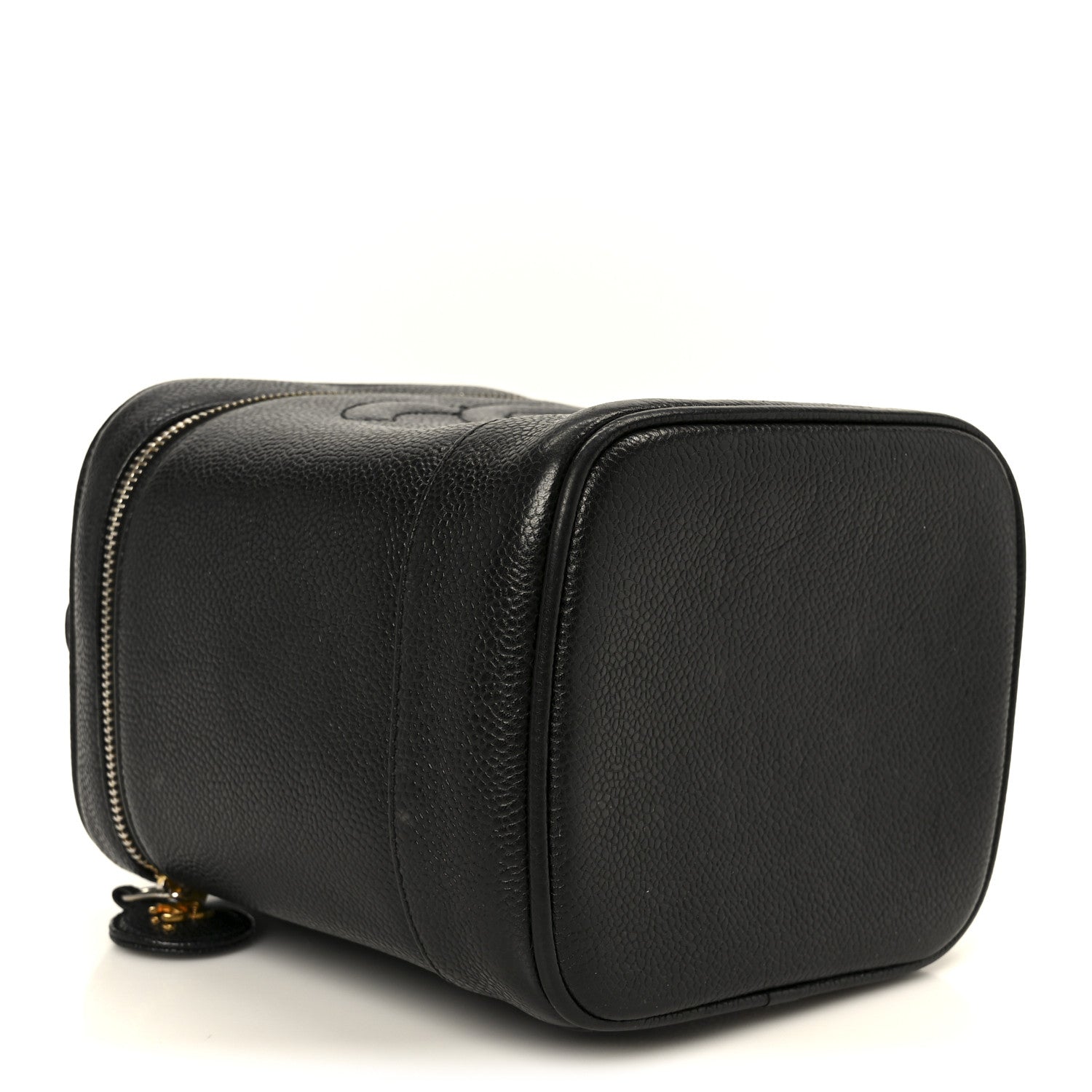 Chanel Caviar Vanity Cosmetic Case Black 4 of 10