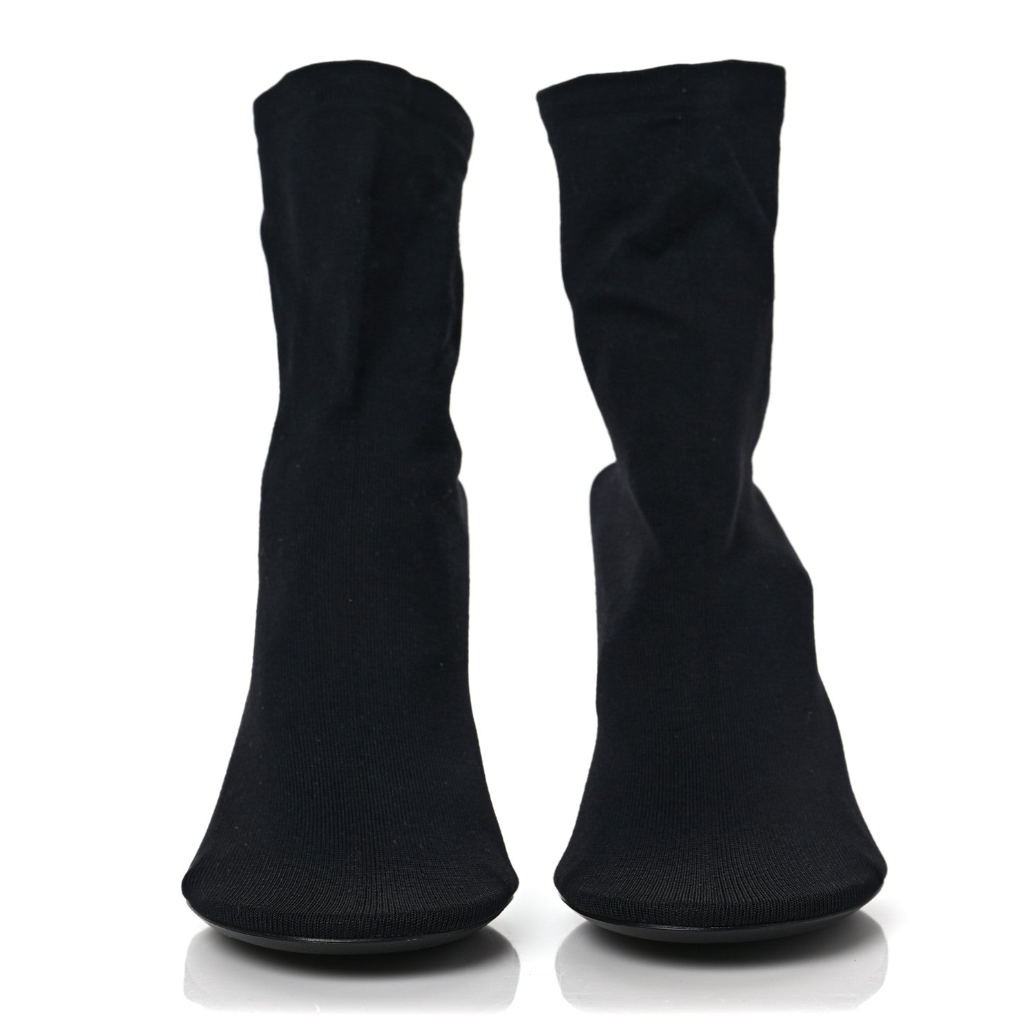 Balenciaga Stretch Tight Fabric Tight 110mm Booties 38 Black 2 of 9