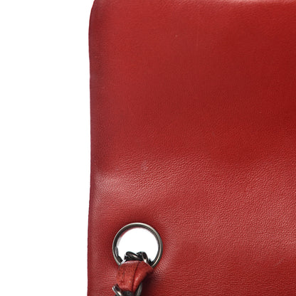 Chanel Lambskin Quilted Mini Square Flap Red 8 of 21