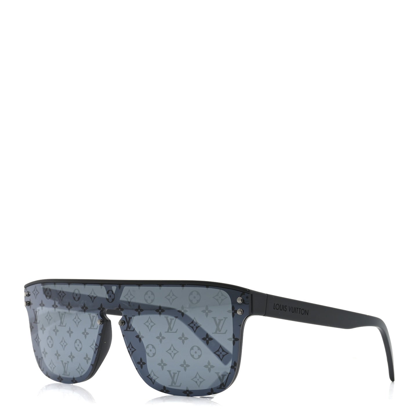 Acetate LV Waimea Square Sunglasses Z1082W Black