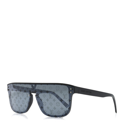 Louis Vuitton Acetate LV Waimea Square Sunglasses Z1082W Black 1 of 7