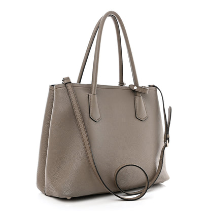 Prada Vitello Daino Shopping Tote Black Argilla 3 of 15