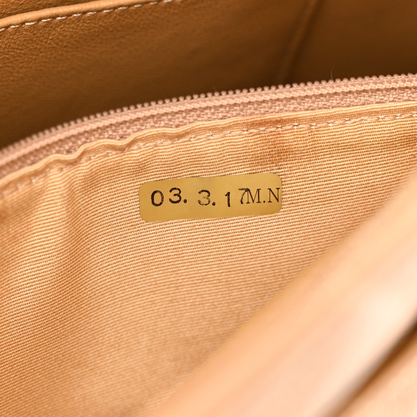 Caviar Quilted Medallion Tote Beige