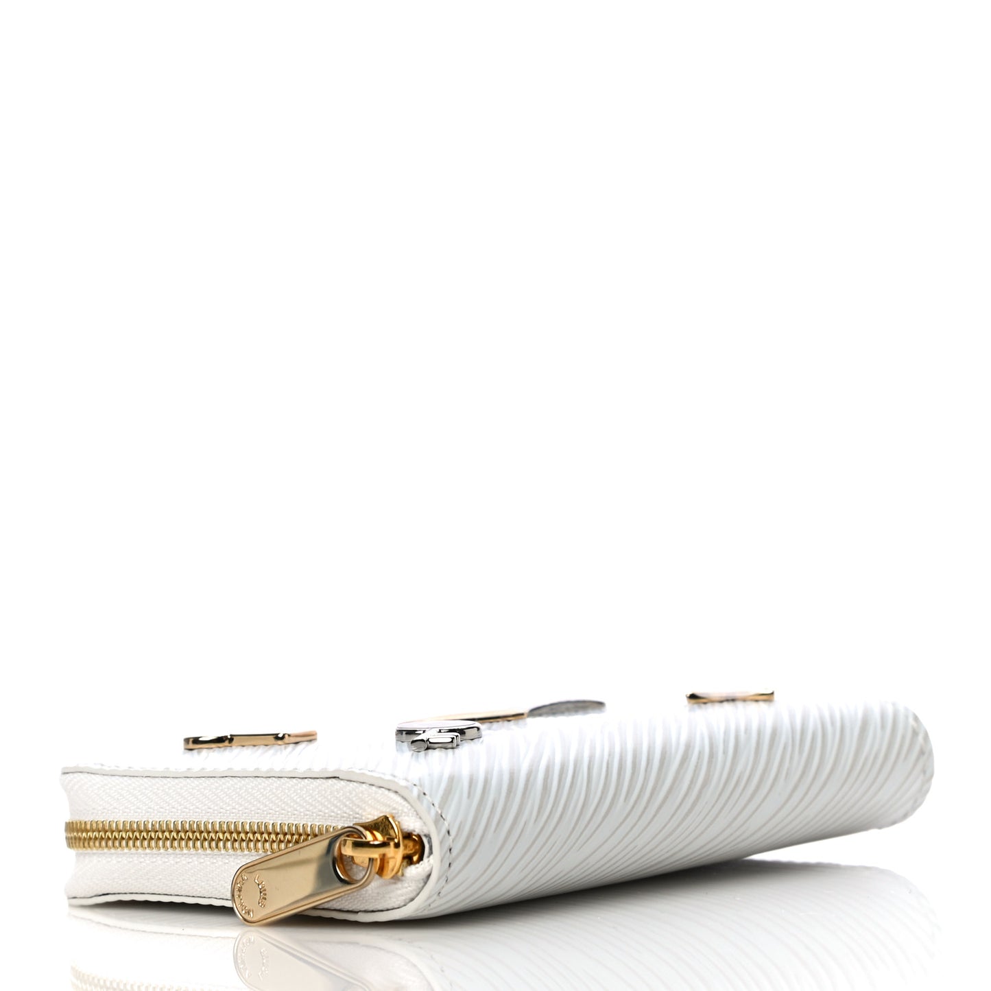 Epi Love Lock Zippy Coin Purse White