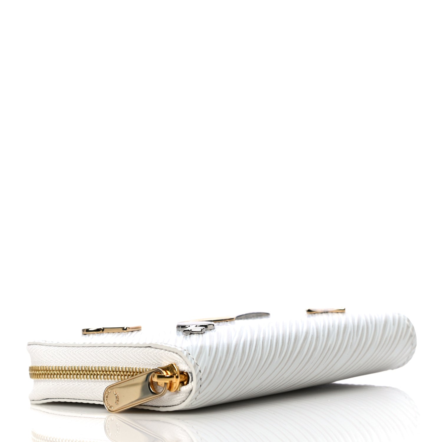 Louis Vuitton Epi Love Lock Zippy Coin Purse White 4 of 12
