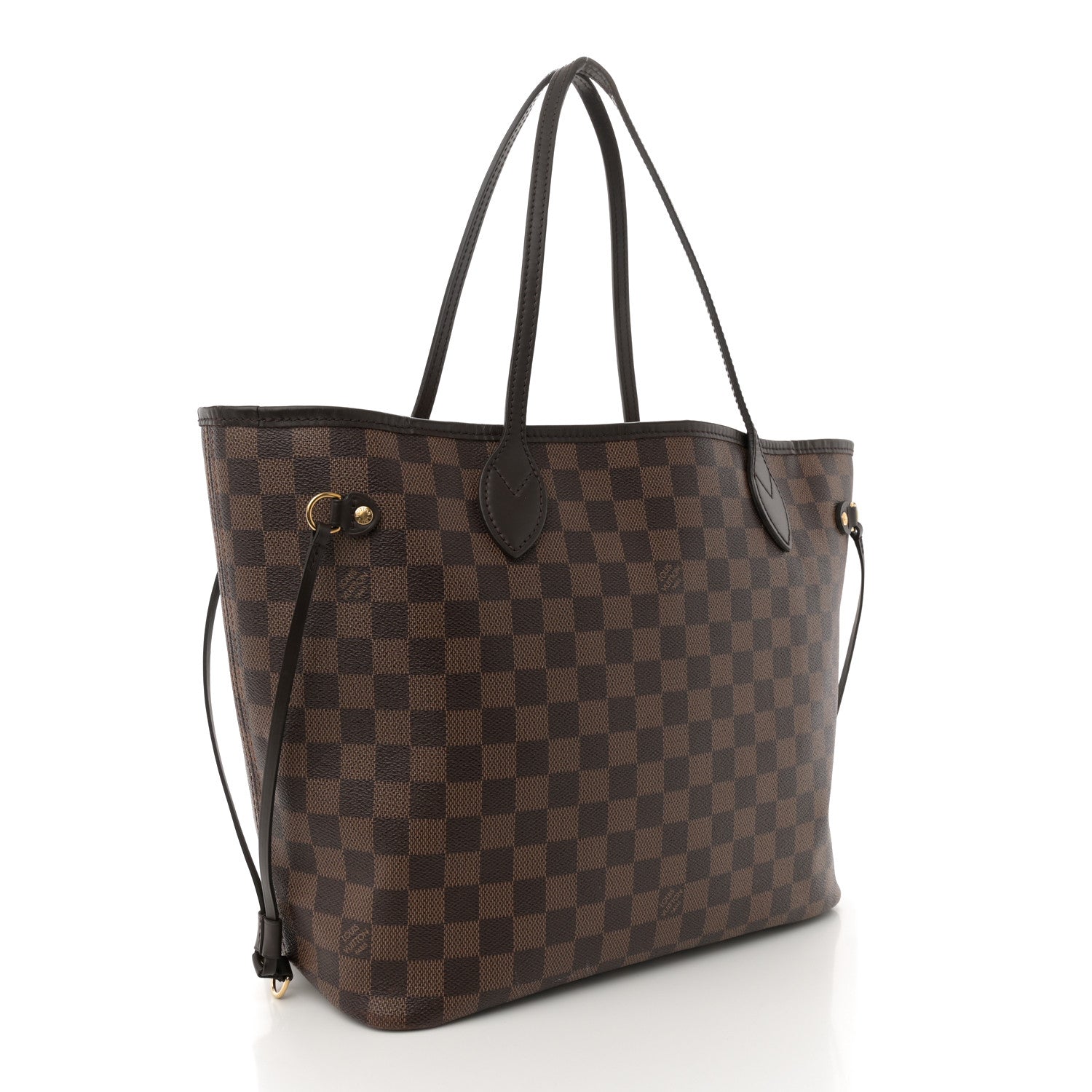 Louis Vuitton Damier Ebene Neo Neverfull MM Rose Ballerine 3 of 13