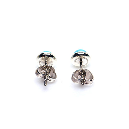 Tiffany Sterling Silver Turquoise Color By The Yard Earrings 3 of 7