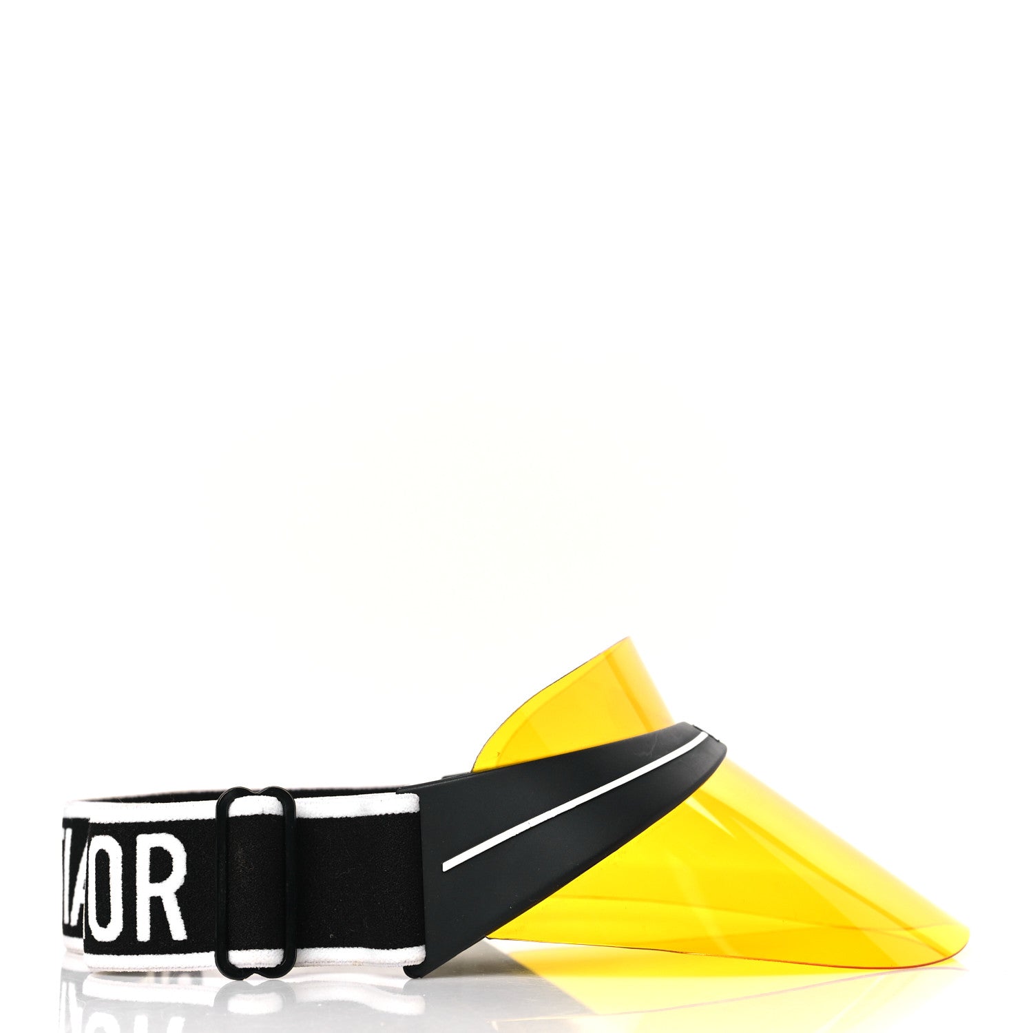 Christian Dior Acetate DiorClub1 Sun Visor Yellow 6 of 8