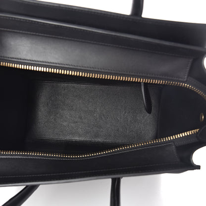 Celine Smooth Calfskin Micro Luggage Black 5 of 8