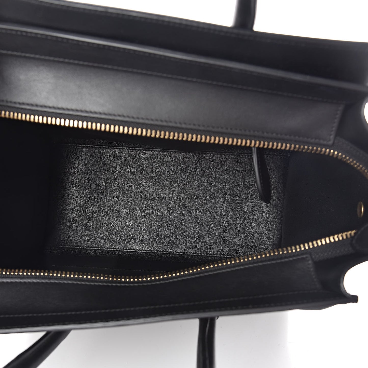 Smooth Calfskin Micro Luggage Black