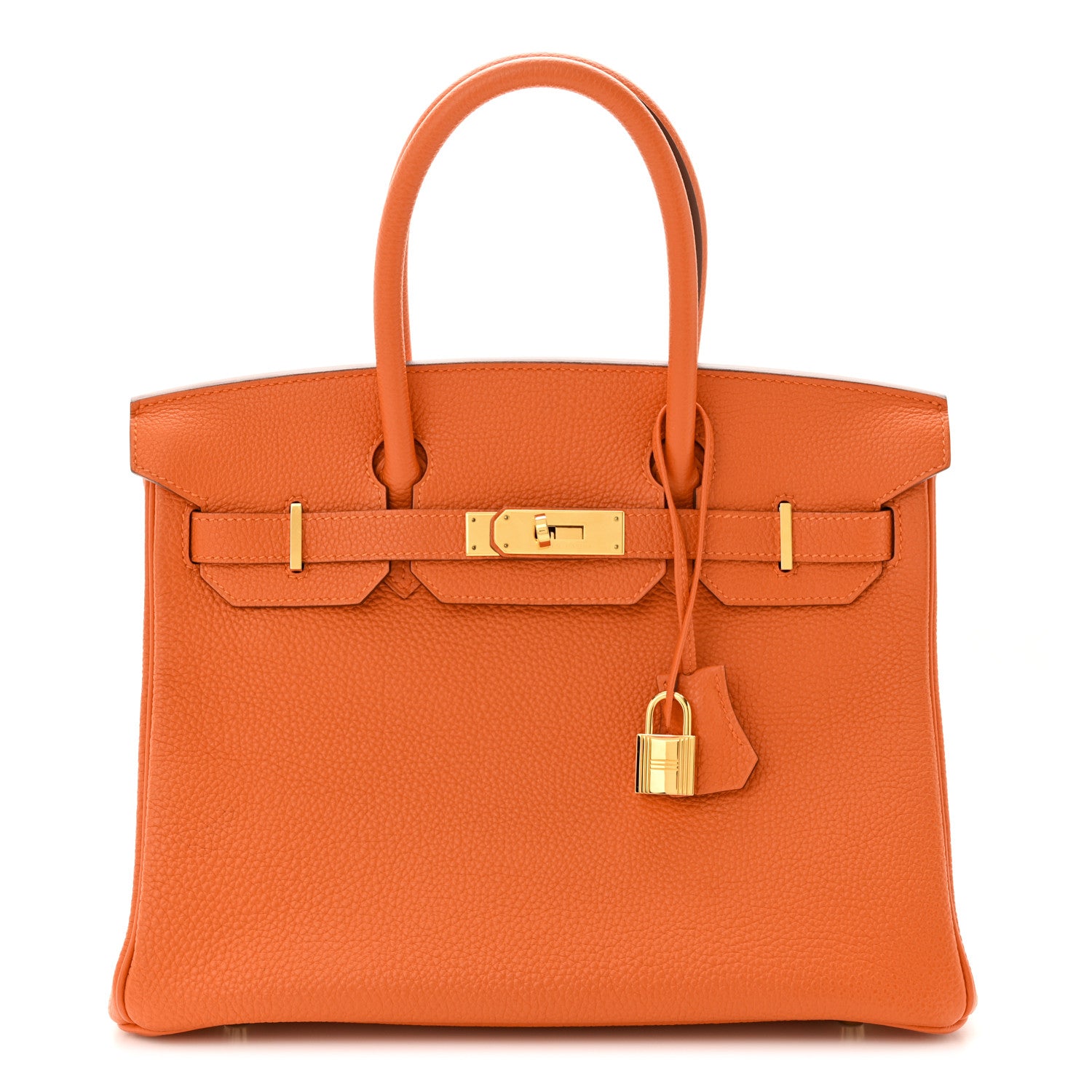 Hermes Togo Birkin 30 Orange 1 of 12