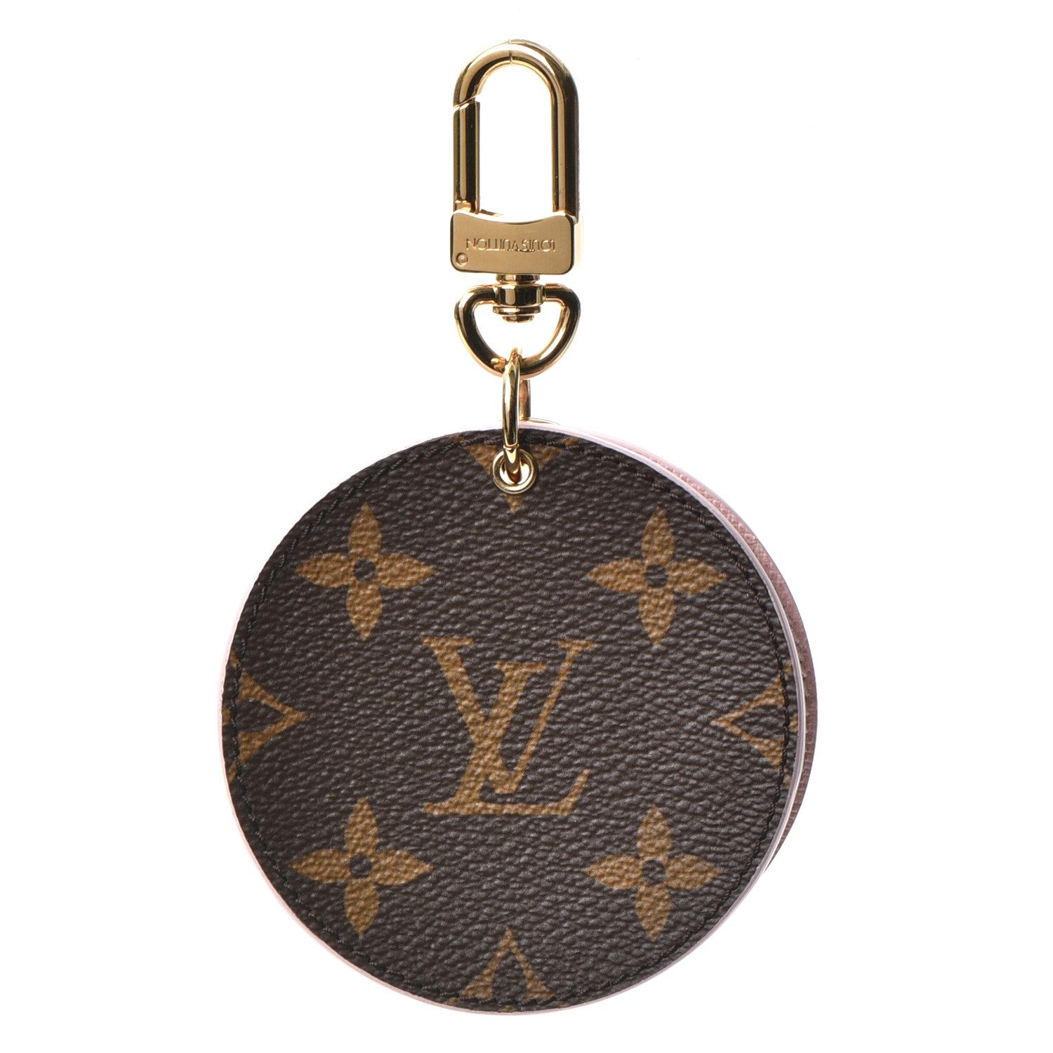 Louis Vuitton Monogram LV Mirror Key Holder Rose Ballerine 1 of 6