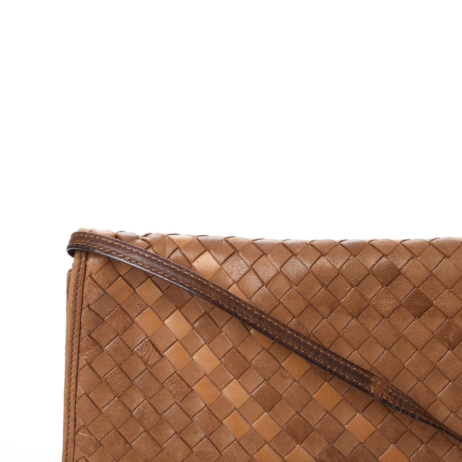 Bottega Veneta Nappa Intrecciato Flap Bag Noce 7 of 18