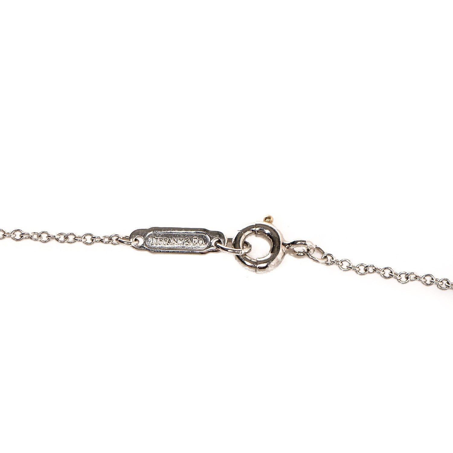 Tiffany Platinum Diamond .17ct Solitaire Pendant Necklace 12 of 12