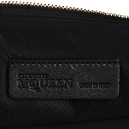 Alexander McQueen Coated Canvas Mini Skull Zipped Pouch Black 6 of 7