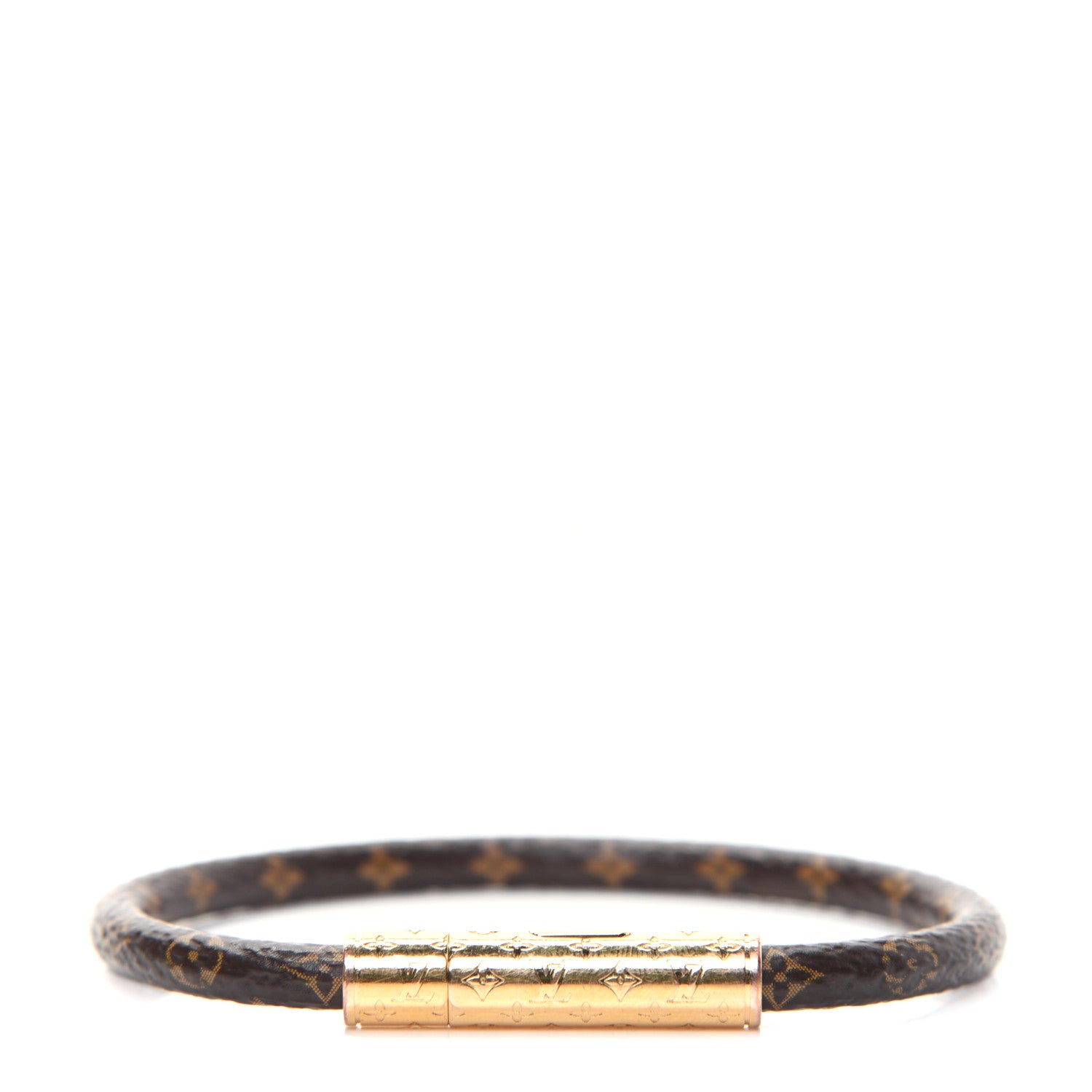 Louis Vuitton Monogram Ebene Keep It Bracelet 17 1 of 6