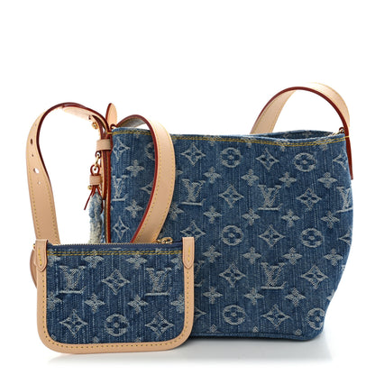 Louis Vuitton Monogram Denim All In BB Blue 2 of 10