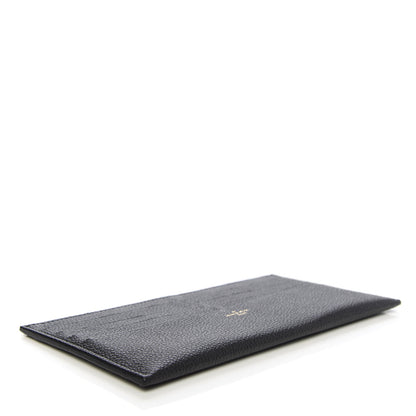 Louis Vuitton Calfskin Felicie Chain Wallet Card Holder Insert Black 4 of 6