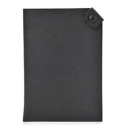 Hermes Epsom Tarmac PM Passport Holder Black 1 of 7