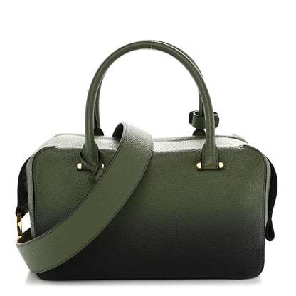 Delvaux Grained Bullskin Gradient Cool Box MM Green Black 1 of 9