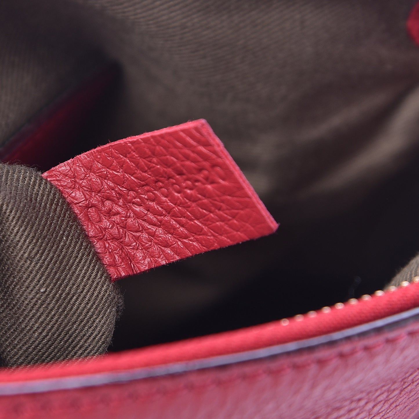 Calfskin Mini Marcie Satchel Garnet