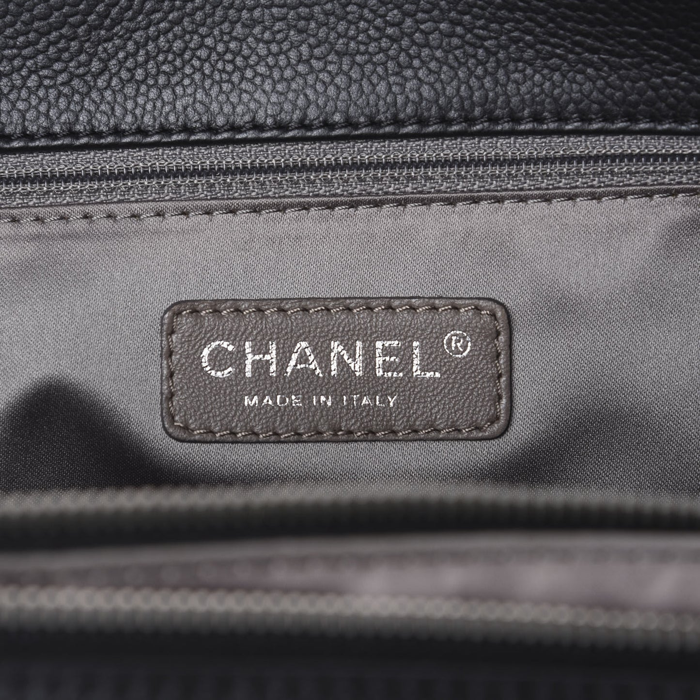 Caviar Quilted Coco Casual Tote Black