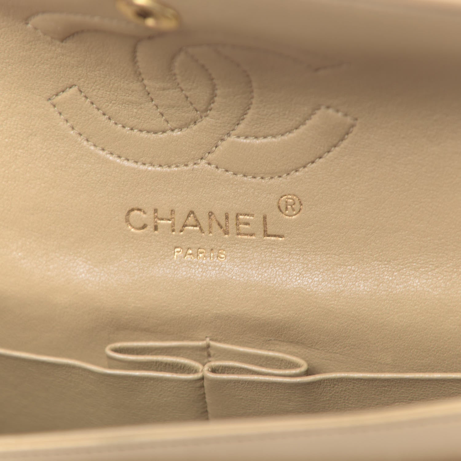 Chanel Lambskin Quilted Small Double Flap Beige 6 of 17