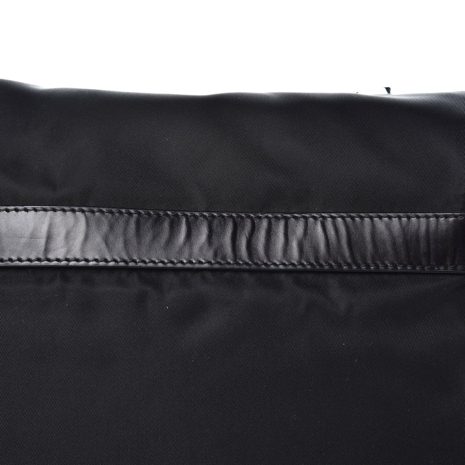 Prada Tessuto Nylon Messenger Bag Black 12 of 12