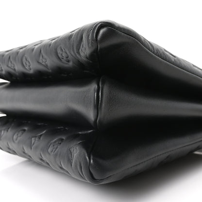 Louis Vuitton Lambskin Embossed Monogram Coussin MM Black 9 of 9