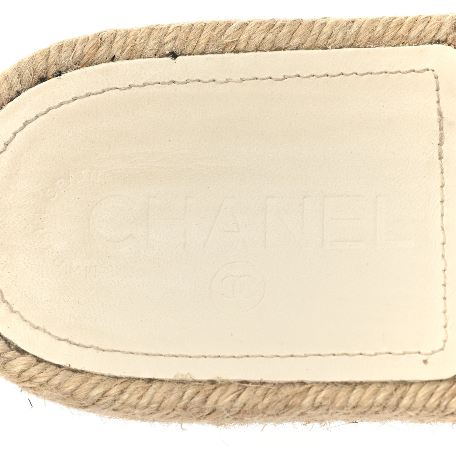 Chanel Tweed Grosgrain CC Mule Slide 39 Pink Black 7 of 13