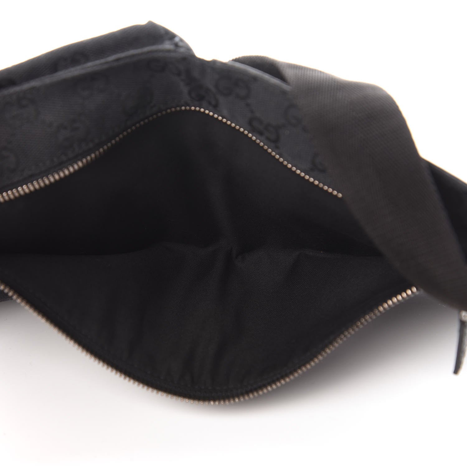 Gucci GG Monogram Double Pocket Belt Bag Black 5 of 10