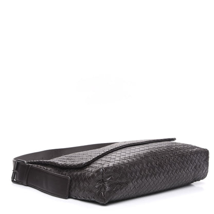 Bottega Veneta Nappa Intrecciato Messenger Bag Ebano 3 of 11