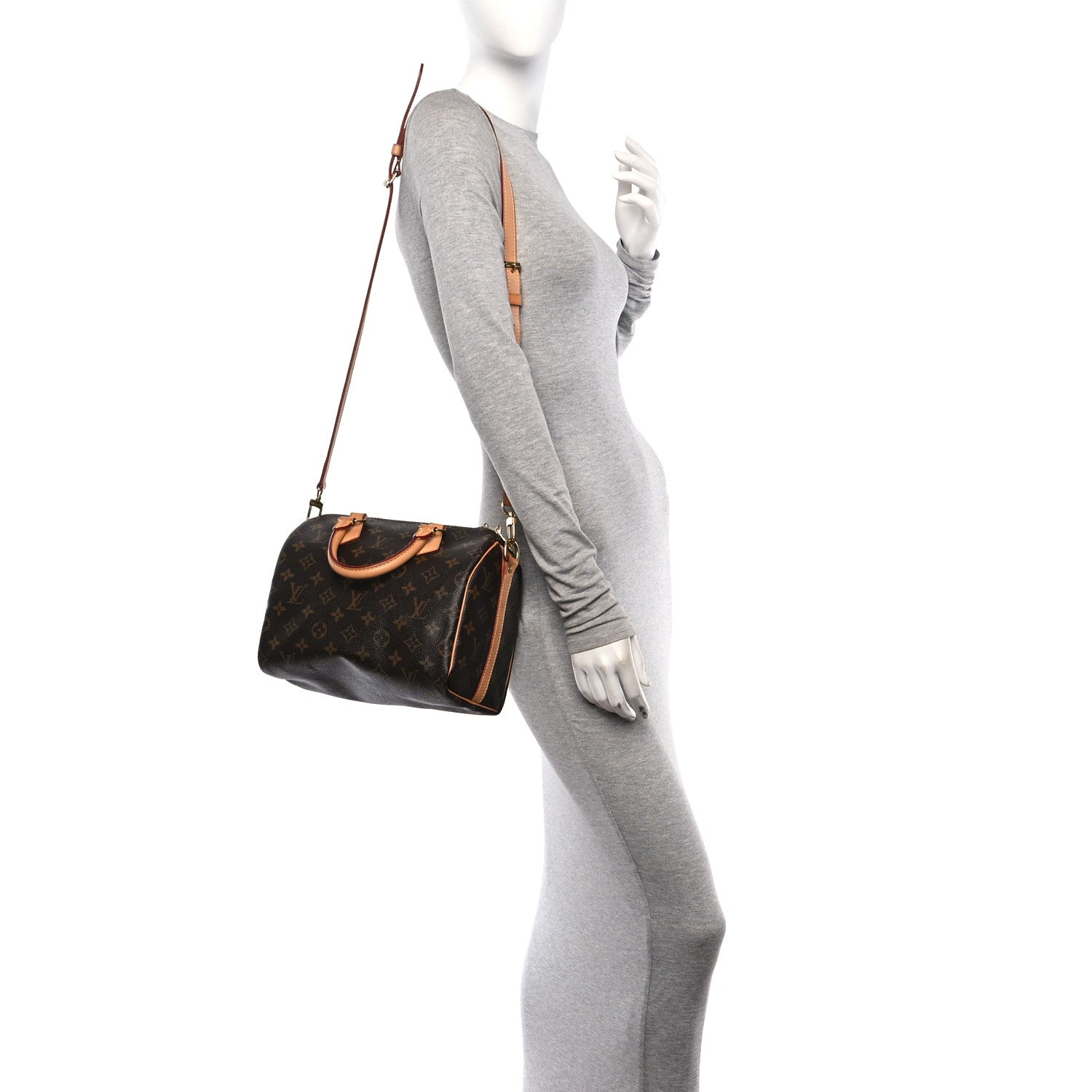 Louis Vuitton Monogram Speedy Bandouliere 25 2 of 14