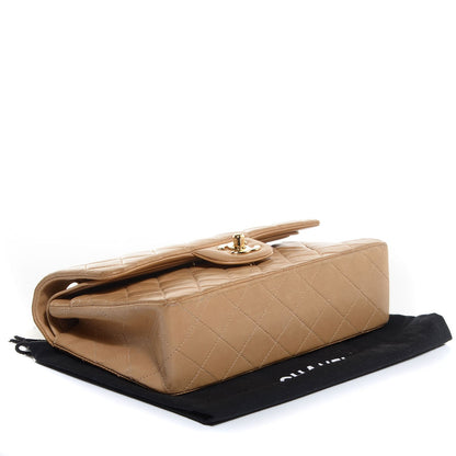 Chanel Lambskin Quilted Small Double Flap Beige 4 of 8